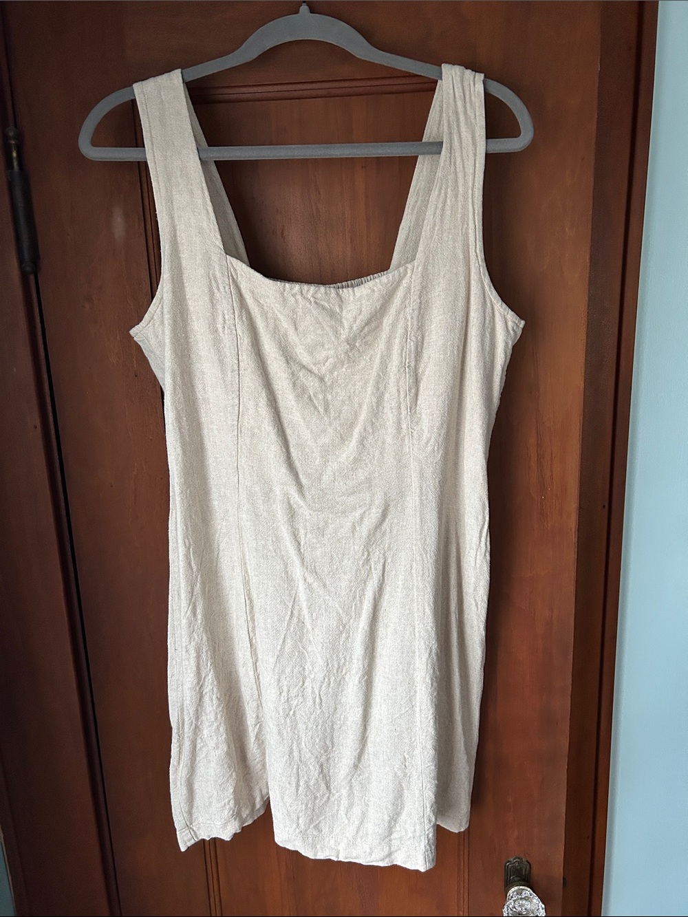 Old Navy Women's Khaki-Color Square-Neck Dress